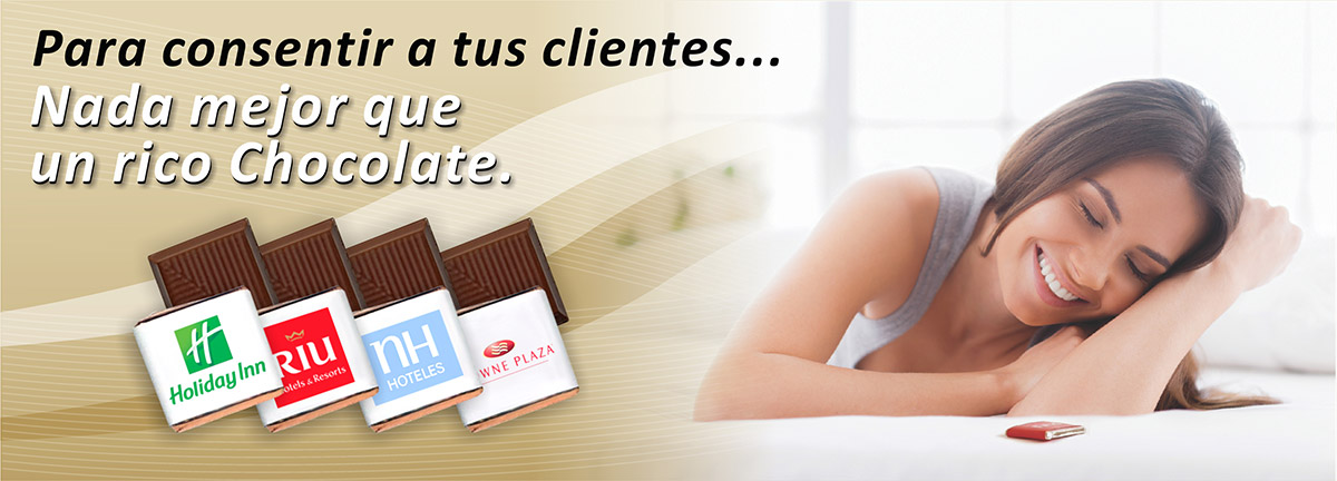 Chocolates promocionales DF.